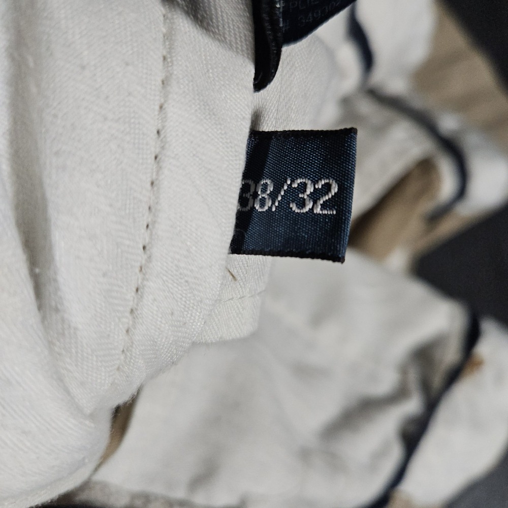 VTG Polo Ralph Lauren Suffield Pant Men 38x31 Khaki Chino Pony Preppy City Y2K - Picture 5 of 10